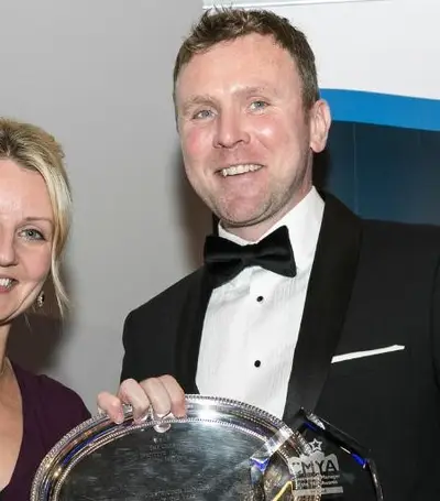 Amy Gough (CIOB Director of Operations) and Alan Barnes (Project Manager, Collen Construction).