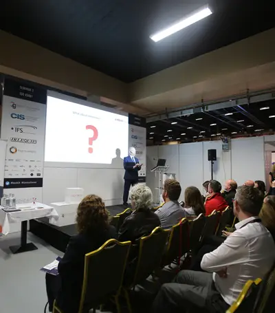 Tommy Drumm (Managing Director, Collen Construction) discussing Leaders in Construction and Collen's journey to ISO 45001.