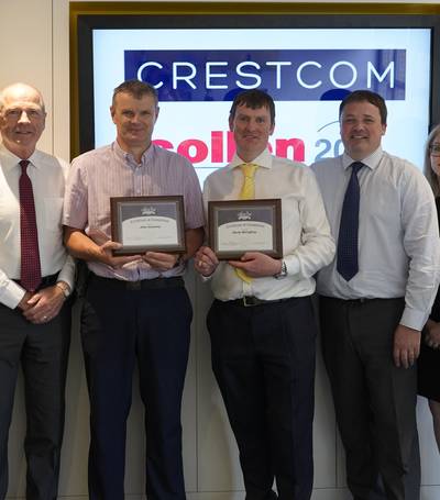 Brendan O'Brien (Crestcom), Trish Gillepsie (European Support Manager), Tommy Drumm (Managing Director), John Sweeney (Senior Contracts Manager), Derek McCaffrey (Senior Contracts Manager), David Lee (Director), Kara Stuart (Company Secretary), Declan Lowry (Director) and Sinead Savage (Head of Business Development).