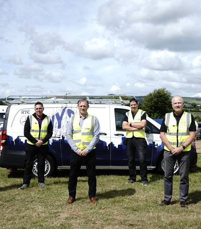 The Collen Construction and Kirby Group teams. 
