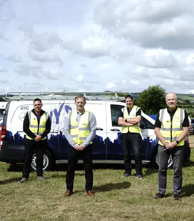 The Collen Construction and Kirby Group teams. 